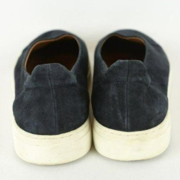 COS Women's Size 40 Blue White Suede Slip On Platform Sneakers - Picture 4 of 10